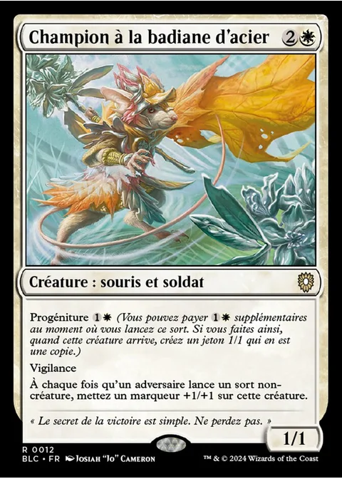 Champion à la badiane d'acier