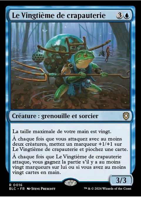 Le Vingtième de crapauterie