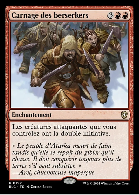 Carnage des berserkers