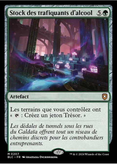 Stock des trafiquants d'alcool