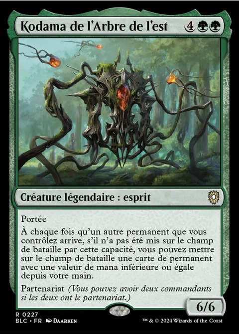 Kodama de l'Arbre de l'est