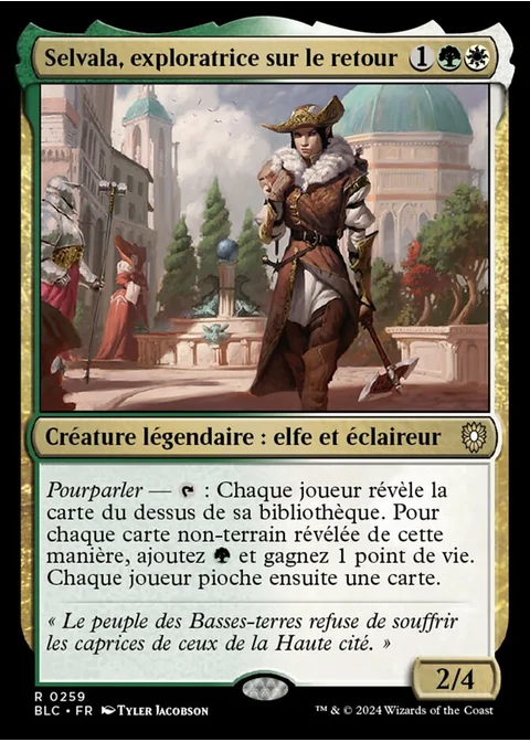 Selvala, exploratrice sur le retour