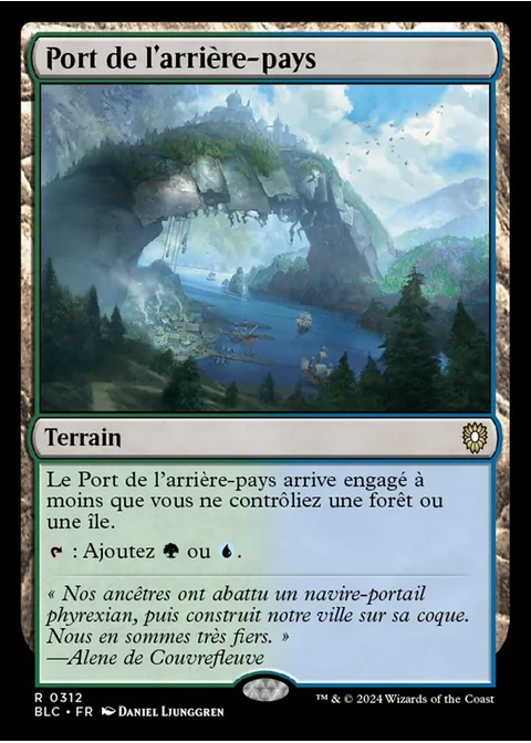 Port de l'arrière-pays