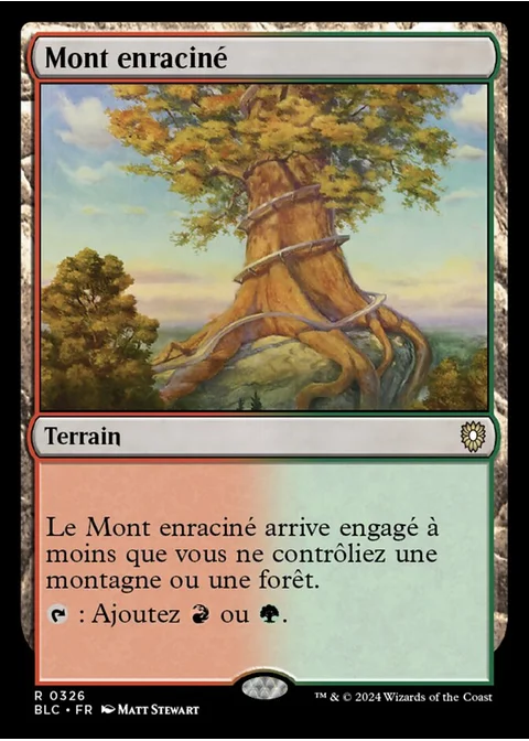 Mont enraciné