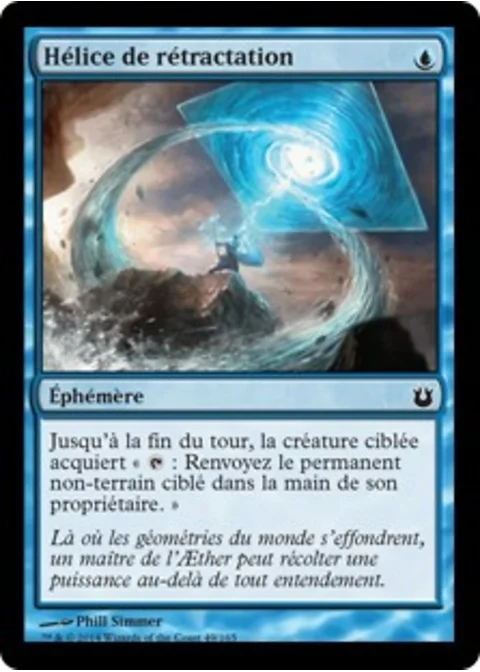 Hélice de rétractation