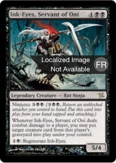 Yeux d'encre, servante des oni