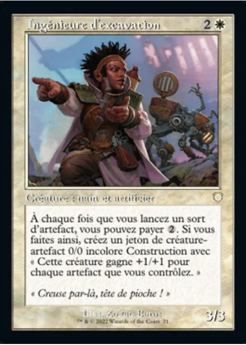 Ingénieure d'excavation