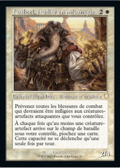 Losheel, érudite en mécanique