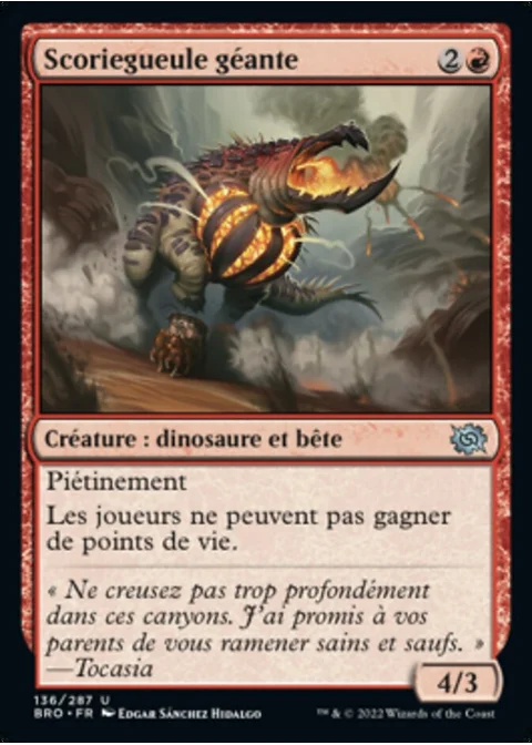 Scoriegueule géante