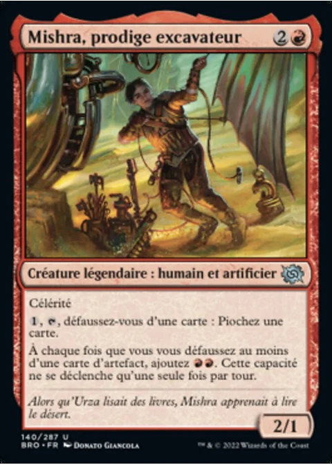 Mishra, prodige excavateur