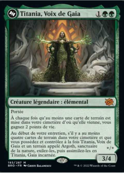 Titania, Voix de Gaia