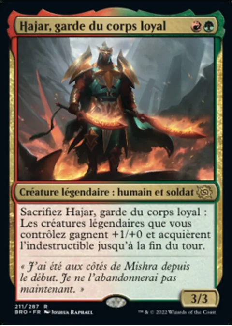 Hajar, garde du corps loyal