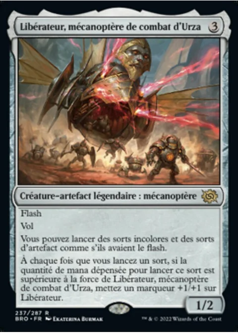 Libérateur, mécanoptère de combat d'Urza