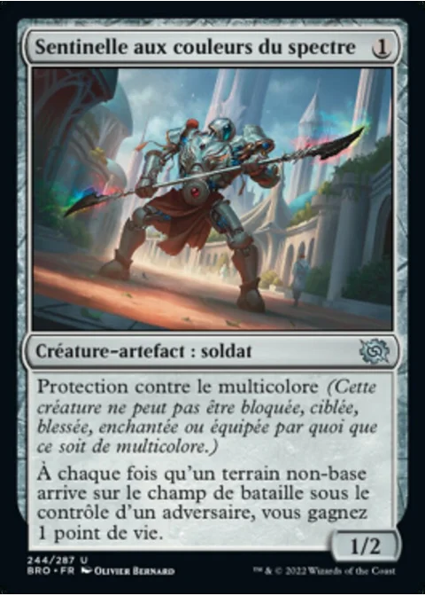 Sentinelle aux couleurs du spectre