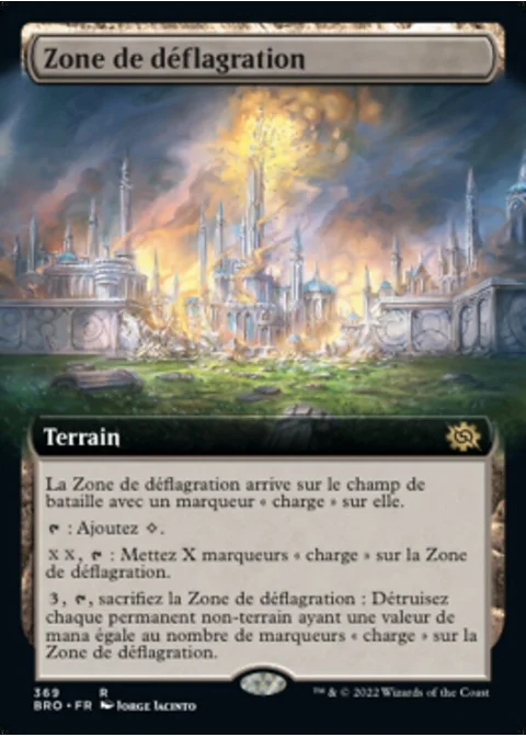 Zone de déflagration