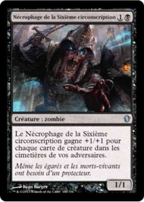 Nécrophage de la Sixième circonscription