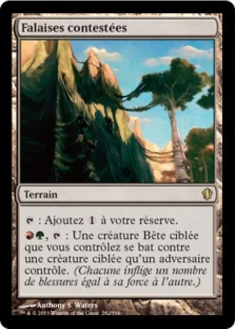 Falaises contestées