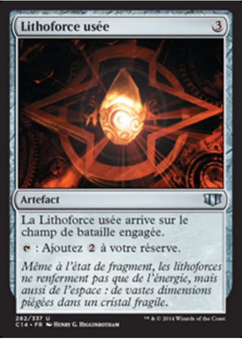 Lithoforce usée