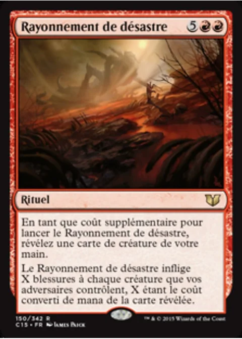 Rayonnement de désastre