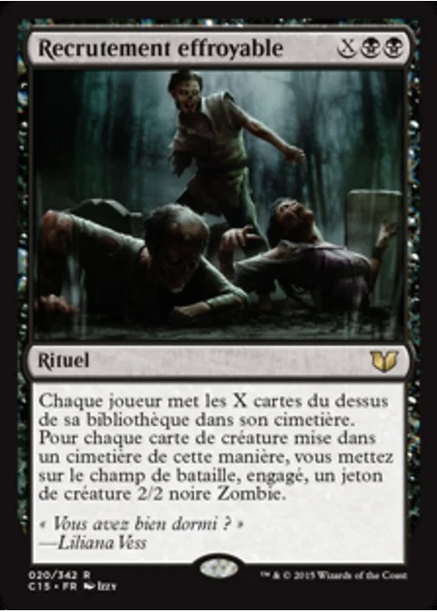 Recrutement effroyable