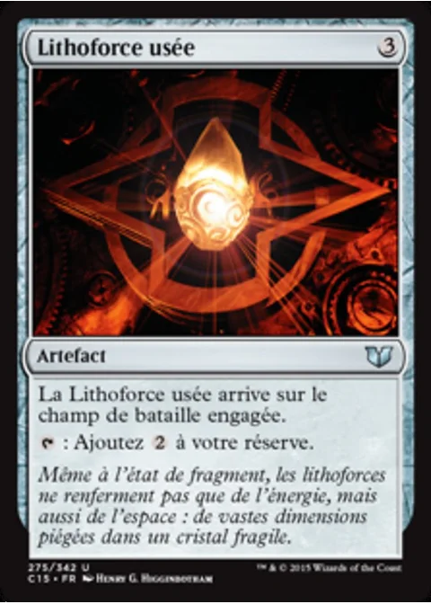 Lithoforce usée