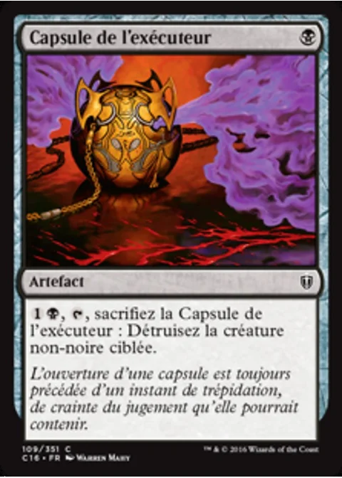 Capsule de l'exécuteur