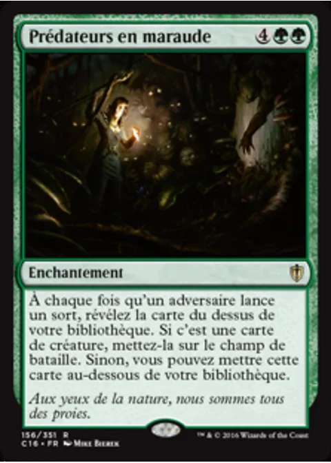 Prédateurs en maraude