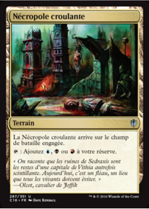 Nécropole croulante