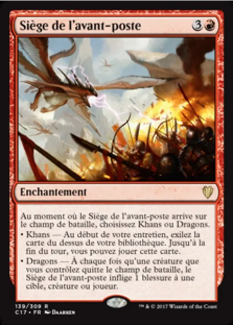 Siège de l'avant-poste