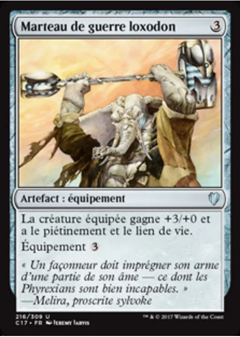 Marteau de guerre loxodon