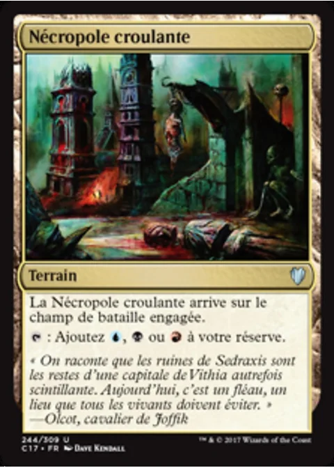 Nécropole croulante