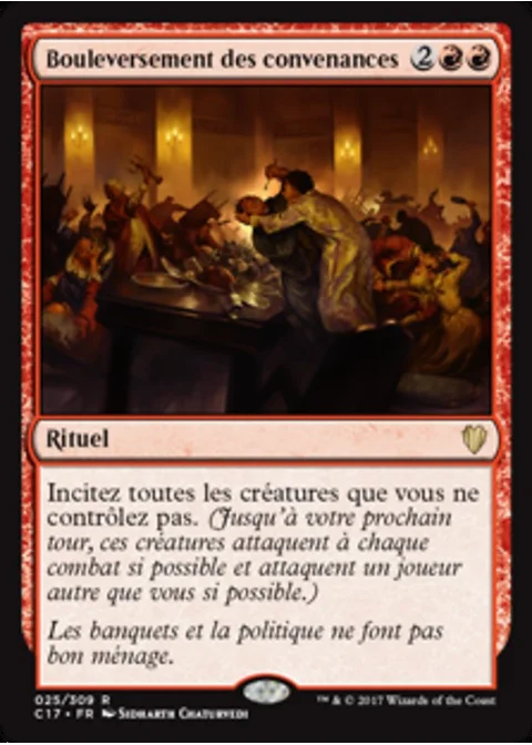 Bouleversement des convenances