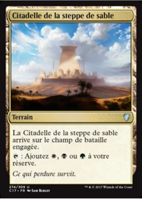 Citadelle de la steppe de sable