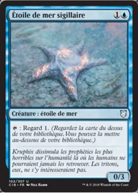 Étoile de mer sigillaire