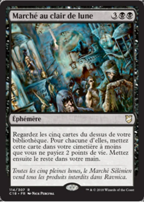 Marché au clair de lune