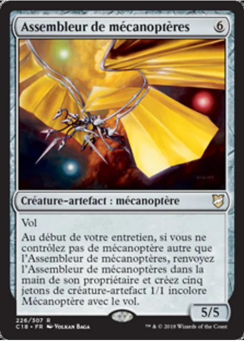 Assembleur de mécanoptères