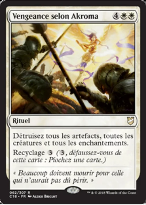 Vengeance selon Akroma