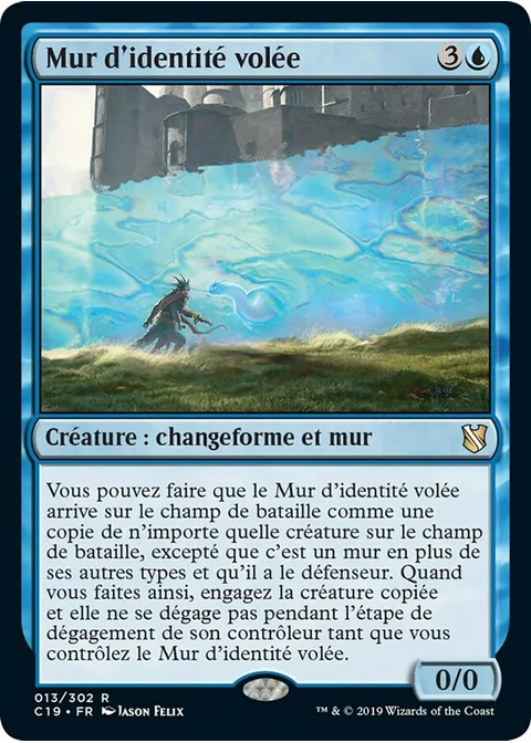 Mur d'identité volée