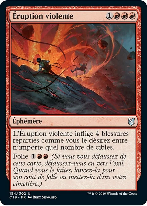 Éruption violente