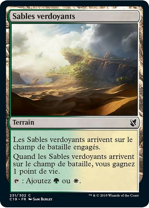 Sables verdoyants