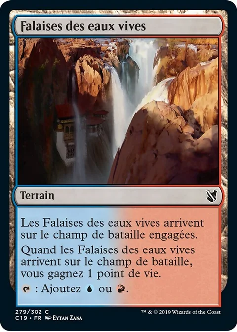 Falaises des eaux vives