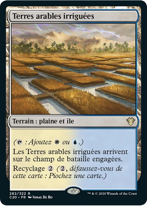 Terres arables irriguées