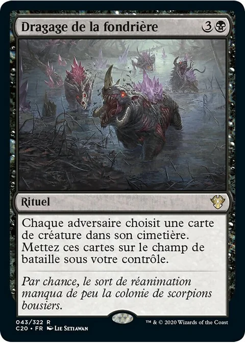 Dragage de la fondrière