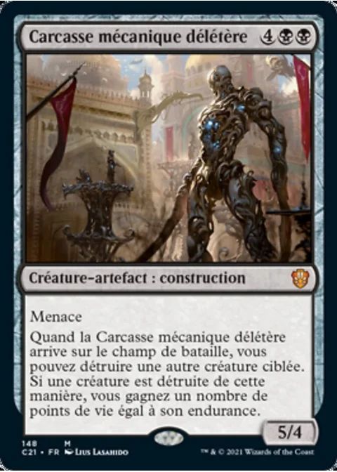 Carcasse mécanique délétère