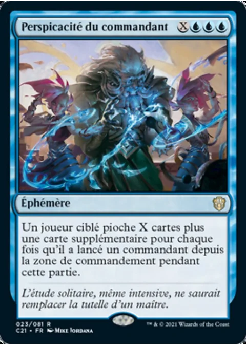 Perspicacité du commandant