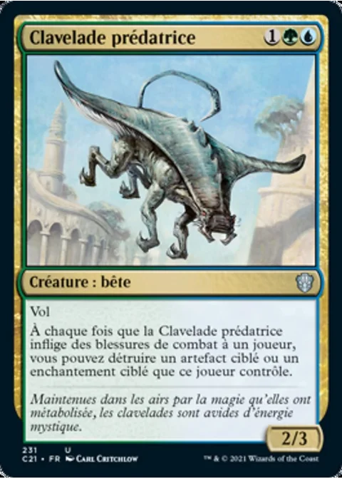 Clavelade prédatrice