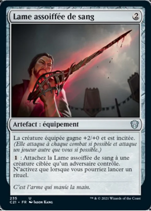 Lame assoiffée de sang