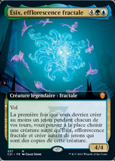 Ésix, efflorescence fractale