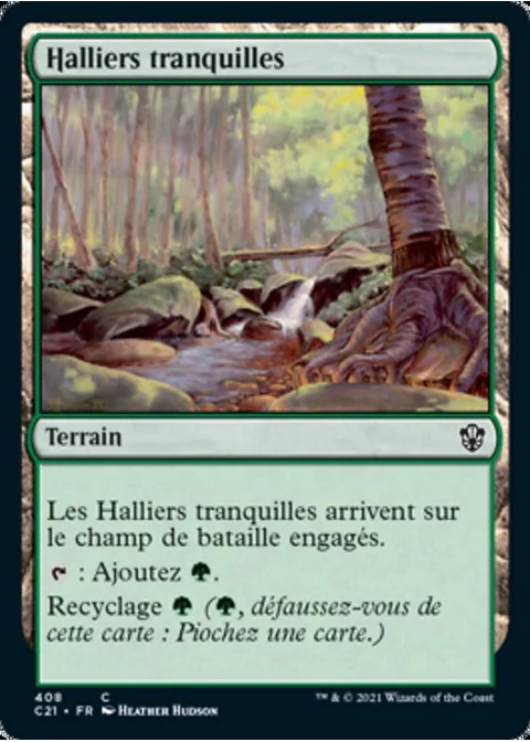 Halliers tranquilles