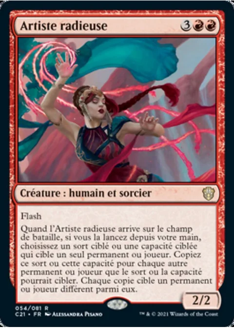 Artiste radieuse